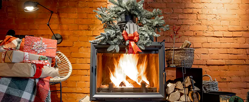 Travis Industries Linear Gas Fireplace Installation in Kearny, New Jersey