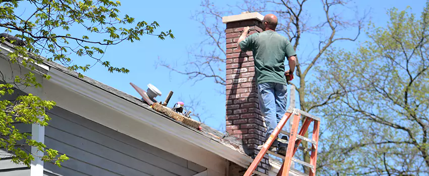 Vinyl and PVC Chimney Flashing Installation in Kearny, NJ