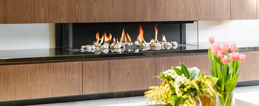 Double-height Fireplace Design Refurbishment in Kearny, New Jersey